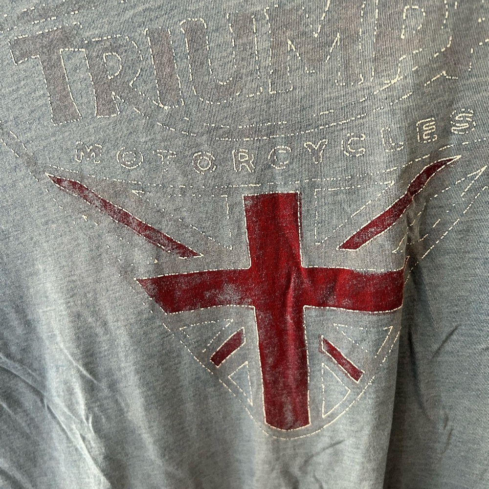 Lucky Brand 2 shirts Triumph Men's Gray Tee  lot of 2 shirts